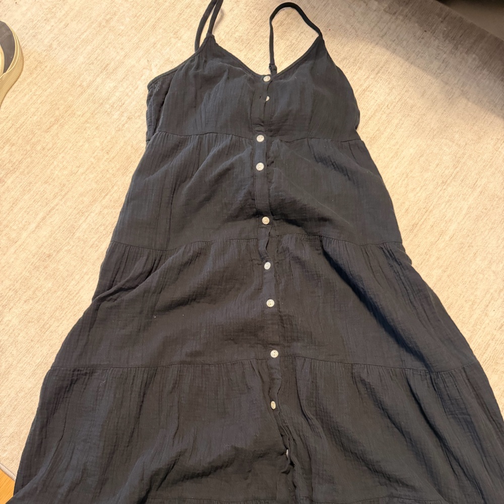 Universal Thread Black Midi Dress